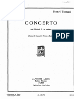 Tomasi Concerto Clarinetto
