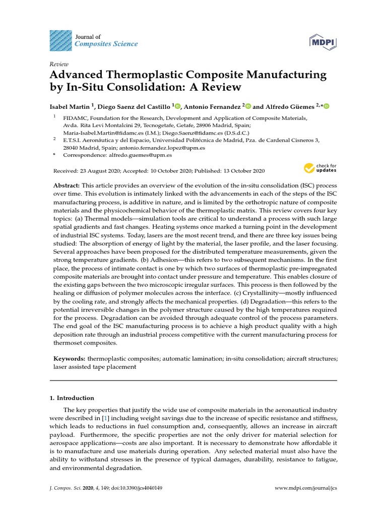Advanced Thermoplastic Composite Manufacturing | PDF | Composite ...