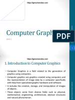 UNIT 1 Introduction To Computer Graphics