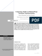 Comparative Studies On Ethylene/Propy-lene/Diene Terpolymerization