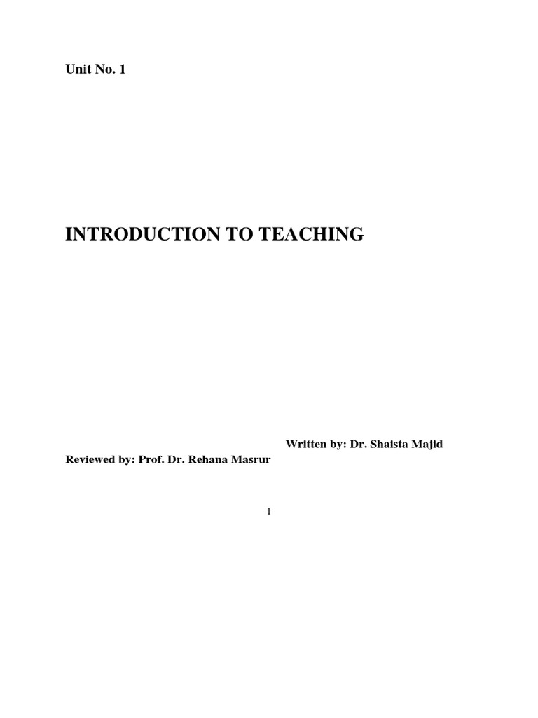 Aspects of Effective Teaching Methods | PDF | Teaching Method | Teachers
