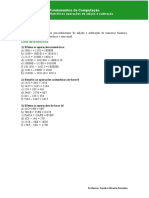 Listade Exercicios Operaçoes Bases Numericas