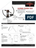 Astrid Paper Toy: Assembly Instructions