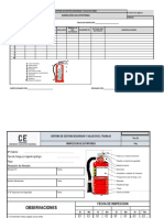 Formato de Inspeccion de Extintores