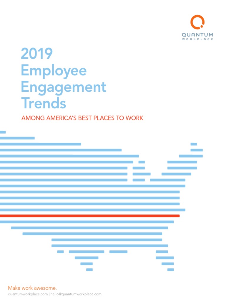 2019 Employee Engagement Trends Report Pdf Survey Methodology