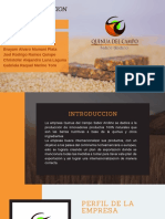 Plan de Exportación Empresa Quinua Del Campo (Barras de Almendras Con Arándanos)