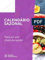 Desafio Vegetariano - Calendário Sazonal