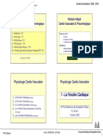 Physiologie Cardiovasculaire