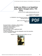 Ricardo Da Costa - A Expansão Árabe Na África e Os Impérios Negros de Gana, Mali e Songai (Sécs. VII-XVI)