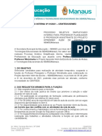 Processo Seletivo Interno