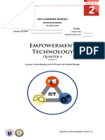 Self-Learning Module: Second Semester