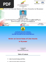 06 Review On Current Status of Cyber Security in Myanmar 2018 U Ye Naing Moe