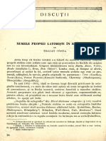 Costa, Traian, Numele Proprii Latinesti in Romaneste, Limba Romana, An.7, Nr.4, 1958, p.70-77