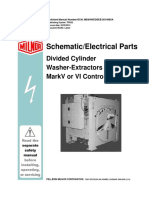 Schematic/Electrical Parts: Divided Cylinder Washer-Extractors Markv or Vi Controls