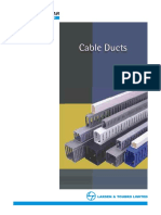 Cable Ducts: Switchgear