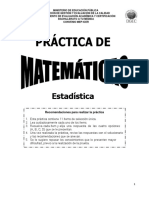 Práctica Estadística Bachillerato Por Madurez