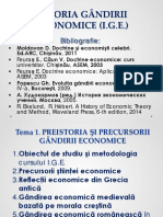 Tema 1 Preistoria Si Precursorii Gandirii Economice