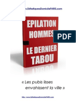 Pourquoi Les Hommes S'épilent? Epilation Masculine, Le Dernier Tabou. Préjugés, Secrets Et Peurs, Par Anna, Esthéticienne Sur Paris