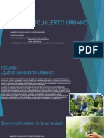 Proyecto, Huerto Urbano