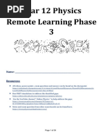 SOLVED CIRCULAR MOTION Physics Phase III Work Pack