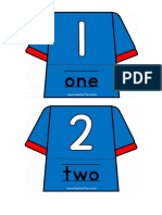Numbers Shirts