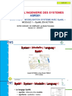ING-SYS - ASR301-5.1. MODELISATION SYSTEME AVEC SysML - SysML EN ACTION