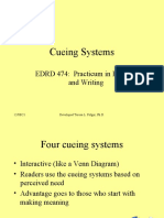Cueing Systems: EDRD 474: Practicum in Reading and Writing