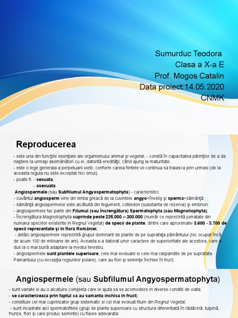 Reproducere | PDF