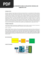 Distance Measurement Using Ultrasonic Sensor and Arduino Uno