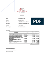 Cotizacion DE REMODELACION OFICINA