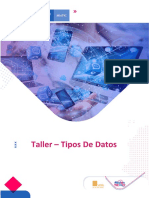 Taller de Tipos de Datos XD