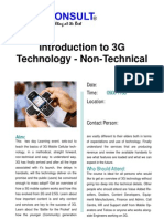 Intro To 3G (Non-Technical)