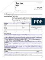 Phosphorus, Reactive (Orthophosphate) : Molybdovanadate Method Method 8114 1.0 To 100.0 MG/L PO (HR) Test N Tube Vials