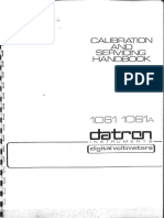 Datron 1061a Calibration and Service Manual