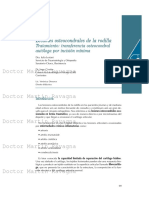 Lesiones Osteocondrales de La Rodilla. Tratamiento. Transferencia Osteocondral Autóloga Por Incisión Mínima.