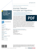 Anomaly Detection Principles and Algorithms: Mehrotra, K.G., Mohan, C.K., Huang, H