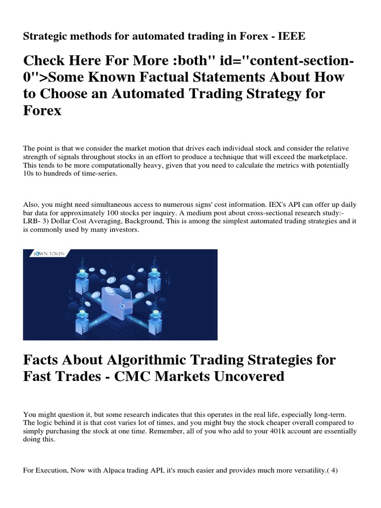 Automated Forex Trading Strategies | PDF | Algorithmic Trading | Market ...