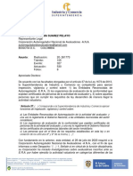 AVALUADOR ERA SIN RAA EN CATEGORIA SANCIONA ANA Y SIC Oificio 20 - 261773 Del 7 de Mayo de 2021 Ojo