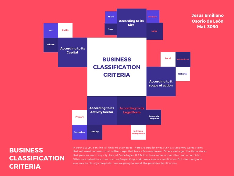 Business Classification Criteria Overview | PDF | Companies | Economies