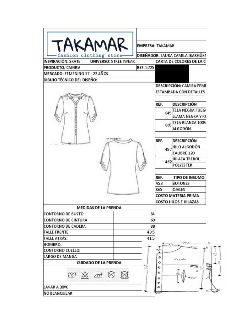 Ficha Personalizada | PDF | Camisa | Ropa
