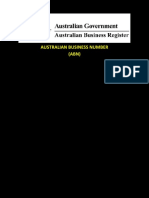 Australian Business Number (ABN)