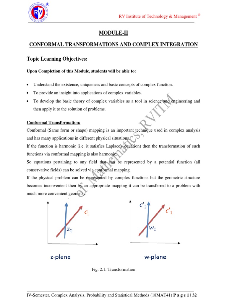 Module II | PDF | Cartesian Coordinate System | Integral