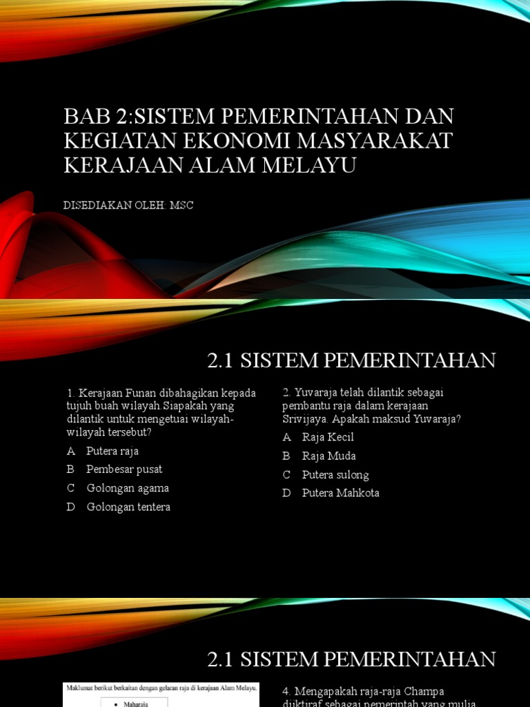 Bab 2 Soalan Objektif Dan Struktur | PDF