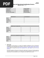 IQ/OQ/PQ Qualification Protocol Template | PDF | Verification And ...