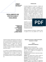 Reglamento de Proteccion y Vigilancia