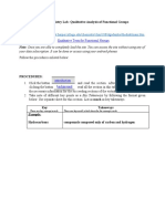 Virtual Chemistry Lab: Qualitative Analysis of Functional Groups