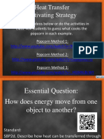 Heat Transfer Activating Strategy