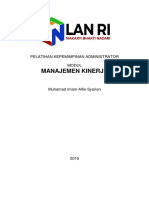 Modul Manajemen Kinerja LAN