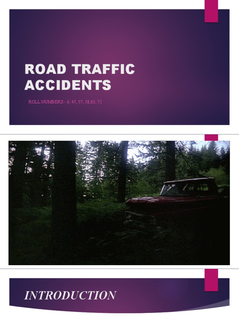 Road Traffic Accident | PDF | Traffic Collision | Driving Under The ...