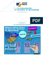 Silo.tips 01 La Comunicacion en Entornos Virtuales de Aprendizaje Unidad 1 La Comunicacion Humana Experto Universitario en Entornos Virtuales de Aprendizaje
